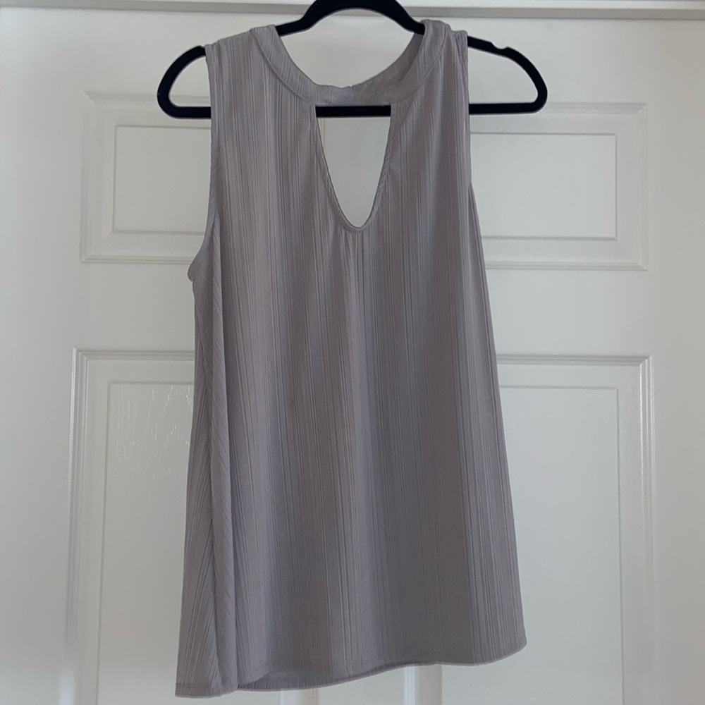 Gray Mittoshop Blouse. Size Medium.